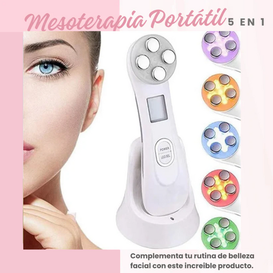 Aparato mesoterapia portátil 5 en 1